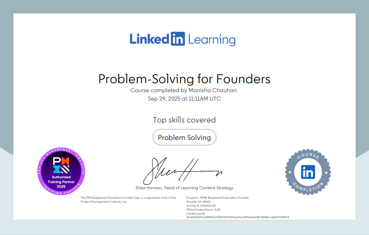 problem solving for founders