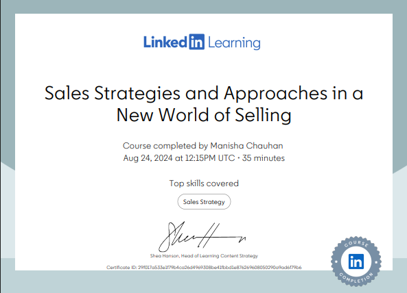 sales strategies & approaches